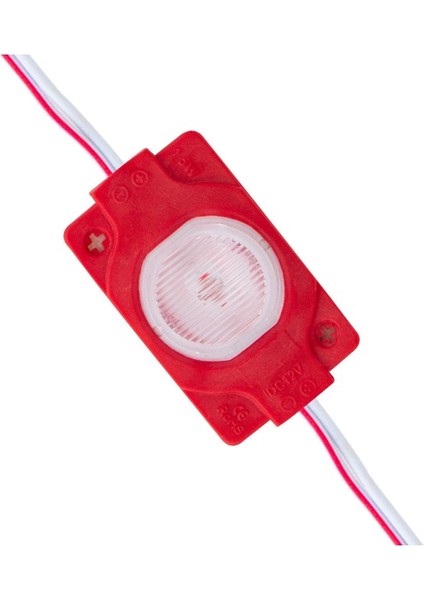 12V Power 2W Kırmızı Modül LED 5'li