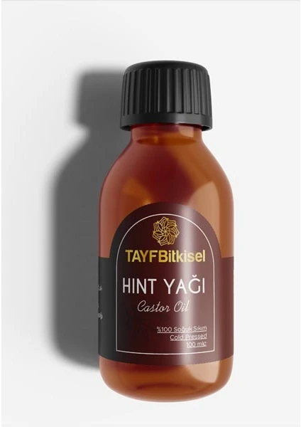 Tayf Bitkisel Soğuk Sıkım Hint Yağı %100 Saf 100 ml