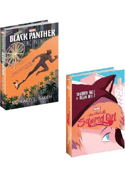 Marvel Black Panther + Squirrel Girl 2'li Kitap Seti