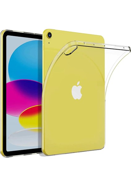 Kny Apple Ipad 10.9 2022 10. Nesil Için Ultra Ince Şeffaf Silikon