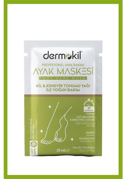 Kil & Kenevir Yağlı Ayak Maskesi 35 ml