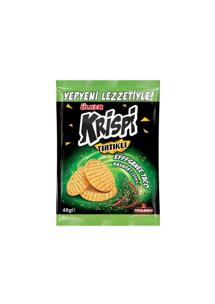 Krispi Tırtıklı Baharatlı 10 x 48 gr
