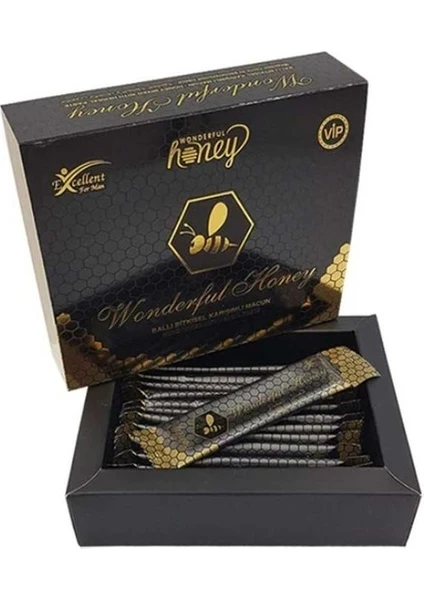 Wonderful Honey Ballı Bitkisel Macun Tek Kullanımlık Stick Paket 12 x 15 gr