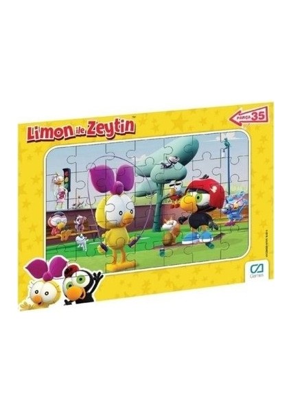 Limon ile Zeytin - Frame Puzzle/yapboz 35 Parça