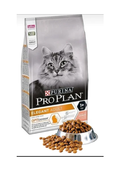 Pro Plan Elegant Hassas Deri Somonlu Kedi Maması 1 kg