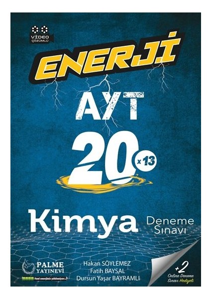 YKS AYT Enerji Serisi Kimya 20'li Deneme Sınavı