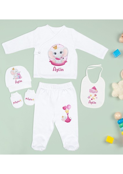 Kids Kişiye Özel Beyaz Hastane Çıkışı, Tavşan Pelüş Oyuncak, Yeni Doğan Bebek Giyim Hediyesi, 9 Parça Bebek Hediye Seti-2 fiyatları