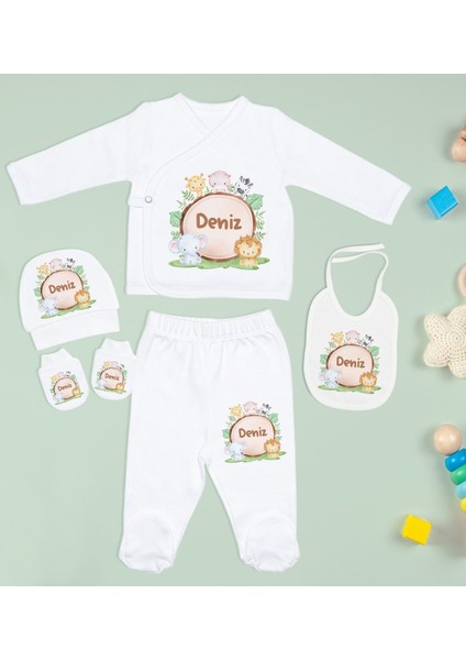 Kids Kişiye Özel Beyaz Hastane Çıkışı, Kirpi Pelüş Oyuncak, Yeni Doğan Bebek Giyim Hediyesi, 9 Parça Bebek Hediye Seti-3 fiyatları