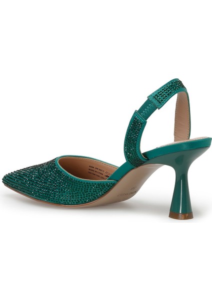 Kena 2pr Yeşil Kadın Topuklu Ayakkabı modelleri