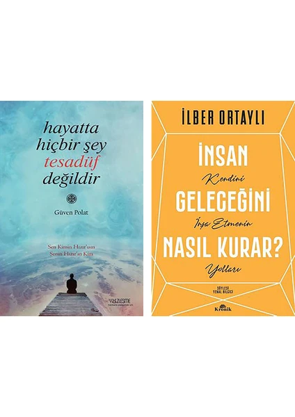 Hayatta Hiçbir Şey Tesadüf Değildir - İnsan Geleceğini Nasıl Kurar? - 2 Kitap Set