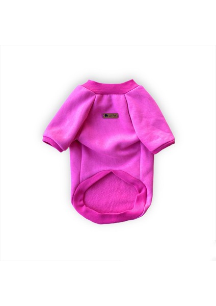 Pembe Polarlı Kedi Köpek Sweatshirt