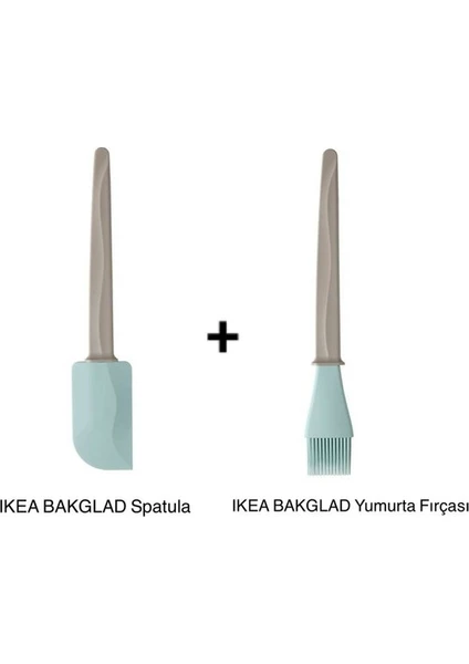 Bakglad Spatula ve Yumurta Fırçası İkili Set