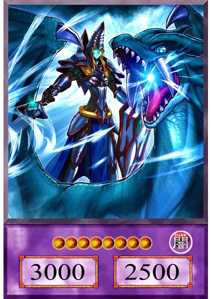 Yugioh Dark Magician The Dragon Knight Anime Kart