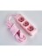 Pembe Renkli Topraklı Kablolu Grup Priz 5 Metre 1
