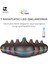 Ultrasonic 550ML Hava Nemlendirici Ahşap Görünüm Ortam Nemlendirici Hava Nemlendirici Buharlı 7 LED ICZ-168 3