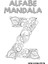 Alfabe Mandala Boyama Kitabı (Herkes Için) (Ciltli) 2