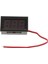2xmini Voltmetre LED Panel 3 Dijital Ekran Voltaj Ölçer Kırmızı 2 Adet (Yurt Dışından) 2