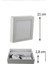 CT-5234 Cata 18 Watt Sıva Üstü Kare Beyaz Işık LED Panel 4