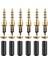 6 Parça Universal 3.5mm Ses Radyosu Erkek Mp4 Konnektör Kafası Siyah (Yurt Dışından) 1