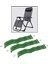 3pcs Recliner Sabitleme Kayışları Veranda Yaz Boş Zamanları Katlanır Sandalyeler (Yurt Dışından) 3