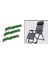 3pcs Recliner Sabitleme Kayışları Veranda Yaz Boş Zamanları Katlanır Sandalyeler (Yurt Dışından) 5
