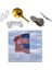 Bayrak Direği Donanım Kiti 3inch 4 Snap Hooks Bayrak Direği Kasnak Kamyonu (Yurt Dışından) 5