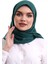 Kofra Desenli Baş Örtü - Yeşil 1