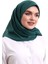 Kofra Desenli Baş Örtü - Yeşil 4