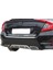 Honda Civic 10 Bagaj Alt Çıta Krom 2016 ve Sonrası 1
