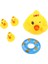 Squeaky Kid Bathtime Toy Toy Toddler Banyo Aksesuar Sarı Ördekler Yüzmek Pc'ler (Yurt Dışından) 4
