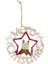 Asma Ahşap Noel Ağacı Rasyon Ahşap Kolye Asma Kardan Adam Geyik Süslemesi - 130X120MM 130X120MM (Yurt Dışından) 3