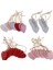 40X Boyalı Ahşap Kalp Etiketleri Asılı Dıy El Sanatları 10 Stück (Mischfarbe+Blau+Rot+Rosa) (Yurt Dışından) 1