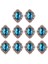 6X10PCS Rhinestone Düz Arka Boncuklar Düğme Karalama Defteri Süslemesi 6 Pcs (Yurt Dışından) 1