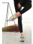 Azizsahinshoes 6301 Şapkalı Kedi Çapraz Sabo Terlik 4