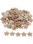5xkahverengi Süslemeler Kesilmiş Dilimler 100PCS Çiçek Şekilleri Doğa Süslemeleri(Yurt Dışından) 5