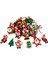Plastik Düz Sırtlı Noel Zanaat Sevimli Balçık Cazibe Düğmesi Set Süsleme 100PCS(Yurt Dışından) 3
