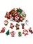 Plastik Düz Sırtlı Noel Zanaat Sevimli Balçık Cazibe Düğmesi Set Süsleme 100PCS(Yurt Dışından) 4