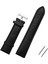 Online Kordon Fossil Saat Uyumlu 22 mm Siyah Sentetik Deri Saat Kordonu Kayışı 1