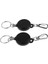 2pcs / Set Dayanıklı 60CM Çelik Tel Geri Çekilebilir Anahtarlık (Yurt Dışından) 5
