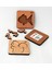 Eğitici Puzzle 4mm Plywood Ahşap Boyanabilir Çocuklar Için -Hayvanlar Serisi -Sincap Boya Setli 3