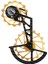 Ceramic Ospw Shimano 105 R7000 Altın Karbon Bisiklet Aktarıcı Kafesi 1