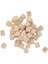 14X50PCS Doğal Ahşap Squre Mini Küpler Zanaat Için Süsleme 10X10X10MM 14 Adet 1
