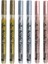 3 Renk Akrilik Seti 6 Metal Çeşitli Renk 6pcs+Gül Altın 3