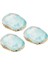 3 Set Reçine Taklit Agate Tırnak Sanat Paleti Içecek Coaster Cup Mat Decors (Yurt Dışından) 1