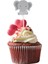24 Adet Sevimli Çizgi Film Toppers+10 Adet Tek Boynuzlu At Cupcake Topper Çok Renkli (Yurt Dışından) 3