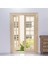 Doğal Ahşap Dış Kapı 28 Panel 1/12 Dollhouse Minyatür Aksesuarı (Yurt Dışından) 3