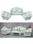3pcs Hayata Benzeyen 1:12 Dolls House Sofa Armchair Mobilya Aksesuarları Oyuncaklar Noel (Yurt Dışından) 2