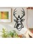 BCD Wood Decor Deer V.3 Dekoratif Metal Tablo 2