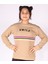 Nakış ve Baskı Detaylı Kız Çocuk Sweatshirt K1007A6 2