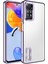 Xiaomi Redmi Note 11 Pro Kılıf Renkli Kenarlı Parlak Logo Açık Şeffaf Omega Silikon 1